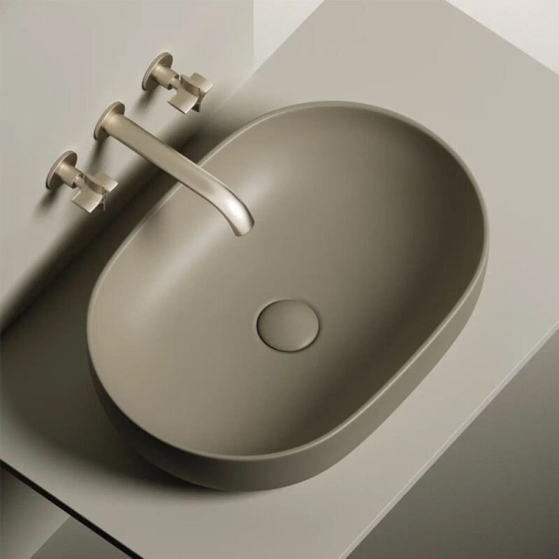 Раковина Ceramicanova Element, 60 х 41.5 х 13.5 см, цвет капучино матовый, CN6047MC, сантехфарфор