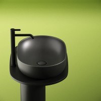 Раковина Ceramicanova Element, 60 х 41.5 х 13.5 см, цвет антрацит матовый темный, CN6047MDH, сантехфарфор