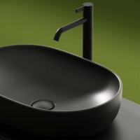 Раковина Ceramicanova Element, 60 х 41.5 х 13.5 см, цвет антрацит матовый темный, CN6047MDH, сантехфарфор