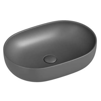 Раковина Ceramicanova Element, 60 х 41.5 х 13.5 см, цвет антрацит матовый, CN6047MH, сантехфарфор