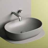 Раковина Ceramicanova Element, 60 х 41.5 х 13.5 см, цвет антрацит матовый, CN6047MH, сантехфарфор