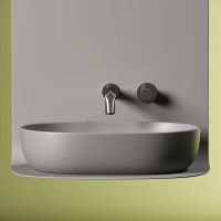 Раковина Ceramicanova Element, 60 х 41.5 х 13.5 см, цвет антрацит матовый, CN6047MH, сантехфарфор