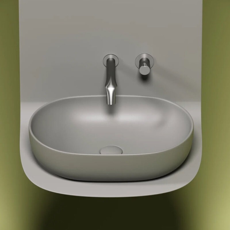 Раковина Ceramicanova Element, 60 х 41.5 х 13.5 см, цвет антрацит матовый, CN6047MH, сантехфарфор