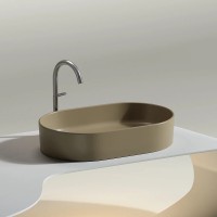 Раковина Ceramicanova Element CN6048MC, 60 см, сантехфарфор, цвет капучино матовый