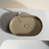 Раковина Ceramicanova Element CN6048MC, 60 см, сантехфарфор, цвет капучино матовый