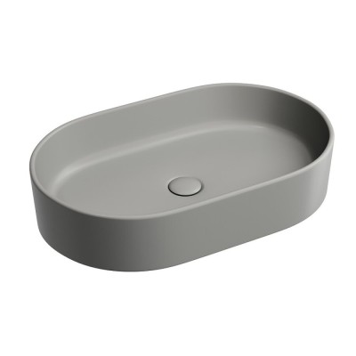 Раковина Ceramicanova Element CN6048MH, 60 см, сантехфарфор, цвет антрацит матовый