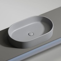 Раковина Ceramicanova Element CN6048MH, 60 см, сантехфарфор, цвет антрацит матовый