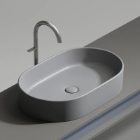 Раковина Ceramicanova Element CN6048MH, 60 см, сантехфарфор, цвет антрацит матовый