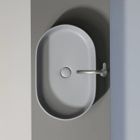 Раковина Ceramicanova Element CN6048MH, 60 см, сантехфарфор, цвет антрацит матовый