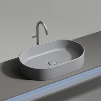 Раковина Ceramicanova Element CN6048MH, 60 см, сантехфарфор, цвет антрацит матовый