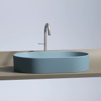 Раковина Ceramicanova Element CN6048ML, 60 см, сантехфарфор, цвет голубой матовый