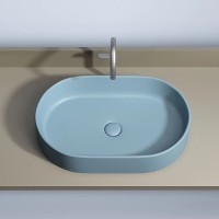 Раковина Ceramicanova Element CN6048ML, 60 см, сантехфарфор, цвет голубой матовый