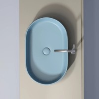 Раковина Ceramicanova Element CN6048ML, 60 см, сантехфарфор, цвет голубой матовый