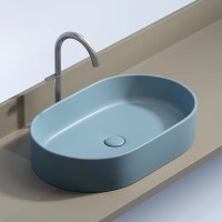 Раковина Ceramicanova Element CN6048ML, 60 см, сантехфарфор, цвет голубой матовый