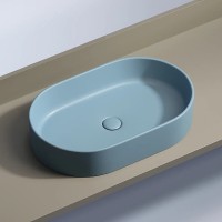 Раковина Ceramicanova Element CN6048ML, 60 см, сантехфарфор, цвет голубой матовый