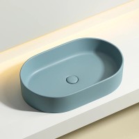 Раковина Ceramicanova Element CN6048MLG, 60 см, сантехфарфор, цвет зеленый матовый