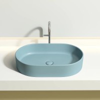 Раковина Ceramicanova Element CN6048MLG, 60 см, сантехфарфор, цвет зеленый матовый