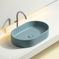 Раковина Ceramicanova Element CN6048MLG, 60 см, сантехфарфор, цвет зеленый матовый