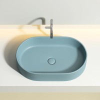 Раковина Ceramicanova Element CN6048MLG, 60 см, сантехфарфор, цвет зеленый матовый