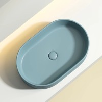 Раковина Ceramicanova Element CN6048MLG, 60 см, сантехфарфор, цвет зеленый матовый