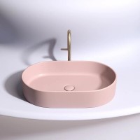 Раковина Ceramicanova Element CN6048MP, 60 см, сантехфарфор, цвет розовый матовый