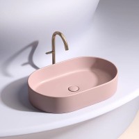 Раковина Ceramicanova Element CN6048MP, 60 см, сантехфарфор, цвет розовый матовый