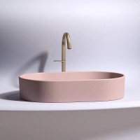 Раковина Ceramicanova Element CN6048MP, 60 см, сантехфарфор, цвет розовый матовый