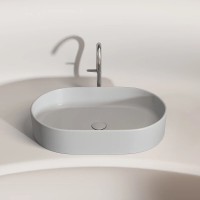 Раковина Ceramicanova Element CN6048MSG, 60 см, сантехфарфор, цвет серый матовый