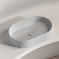 Раковина Ceramicanova Element CN6048MSG, 60 см, сантехфарфор, цвет серый матовый