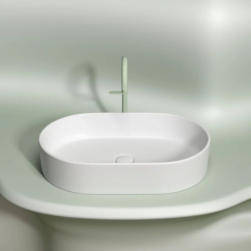 Раковина Ceramicanova Element CN6048MW, 60 см, сантехфарфор, цвет белый матовый