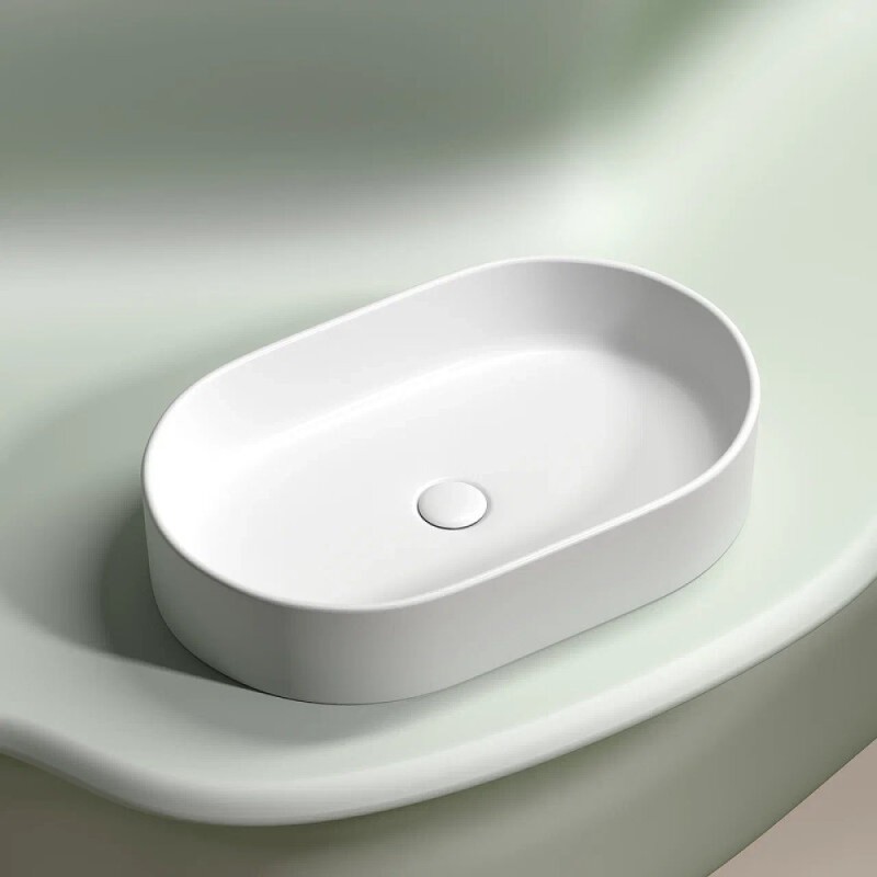Раковина Ceramicanova Element CN6048MW, 60 см, сантехфарфор, цвет белый матовый