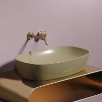 Раковина Ceramicanova Element CN6049MC, 60 см, сантехфарфор, цвет капучино матовый