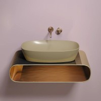 Раковина Ceramicanova Element CN6049MC, 60 см, сантехфарфор, цвет капучино матовый