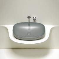 Раковина Ceramicanova Element CN6049MH, 60 см, сантехфарфор, цвет антрацит матовый