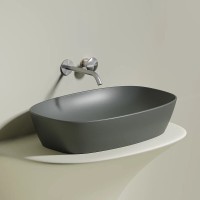 Раковина Ceramicanova Element CN6049MH, 60 см, сантехфарфор, цвет антрацит матовый