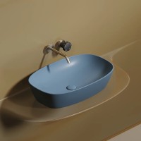 Раковина Ceramicanova Element CN6049ML, 60 см, сантехфарфор, цвет голубой матовый