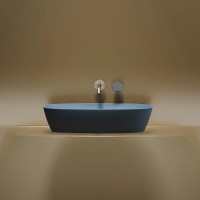 Раковина Ceramicanova Element CN6049ML, 60 см, сантехфарфор, цвет голубой матовый