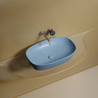 Раковина Ceramicanova Element CN6049ML, 60 см, сантехфарфор, цвет голубой матовый