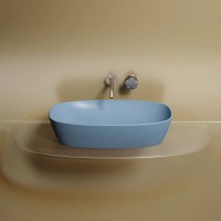 Раковина Ceramicanova Element CN6049ML, 60 см, сантехфарфор, цвет голубой матовый