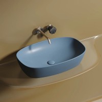 Раковина Ceramicanova Element CN6049ML, 60 см, сантехфарфор, цвет голубой матовый