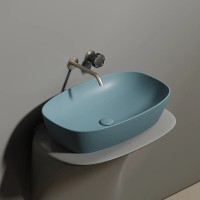 Раковина Ceramicanova Element CN6049MLG, 60 см, сантехфарфор, цвет зеленый матовый