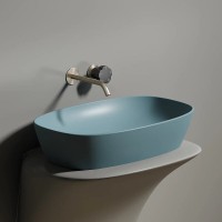 Раковина Ceramicanova Element CN6049MLG, 60 см, сантехфарфор, цвет зеленый матовый