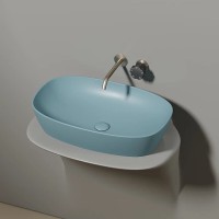 Раковина Ceramicanova Element CN6049MLG, 60 см, сантехфарфор, цвет зеленый матовый