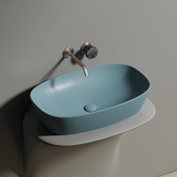 Раковина Ceramicanova Element CN6049MLG, 60 см, сантехфарфор, цвет зеленый матовый