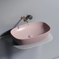 Раковина Ceramicanova Element CN6049MP, 60 см, сантехфарфор, цвет розовый матовый
