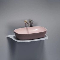 Раковина Ceramicanova Element CN6049MP, 60 см, сантехфарфор, цвет розовый матовый