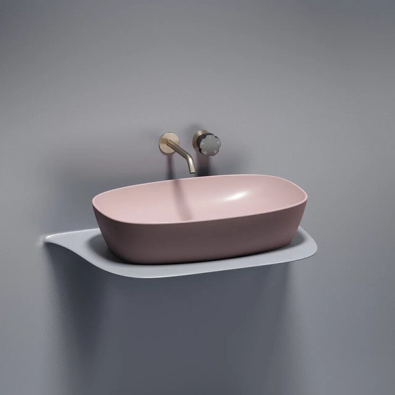 Раковина Ceramicanova Element CN6049MP, 60 см, сантехфарфор, цвет розовый матовый