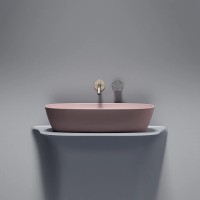 Раковина Ceramicanova Element CN6049MP, 60 см, сантехфарфор, цвет розовый матовый