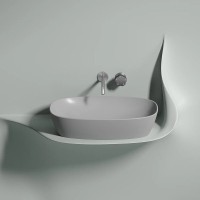 Раковина Ceramicanova Element CN6049MSG, 60 см, сантехфарфор, цвет серый матовый