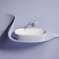 Раковина Ceramicanova Element CN6049MW, 60 см, сантехфарфор, цвет белый матовый